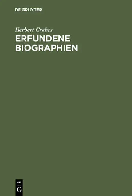 Buy Erfundene Biographien (English, Herbert Grabes) — BookShops.in