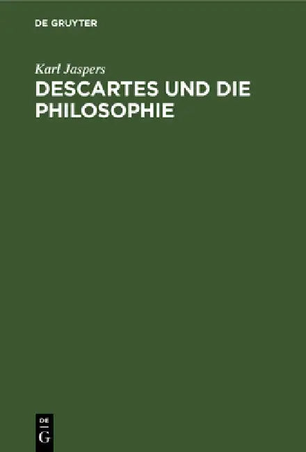 Buy Descartes Und Die Philosophie (English, Karl Jaspers) — BookShops.in