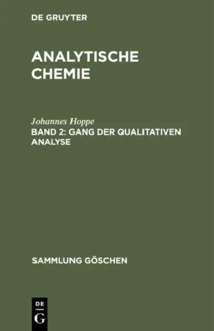 Buy Gang der qualitativen Analyse (English, Johannes Hoppe) — BookShops.in