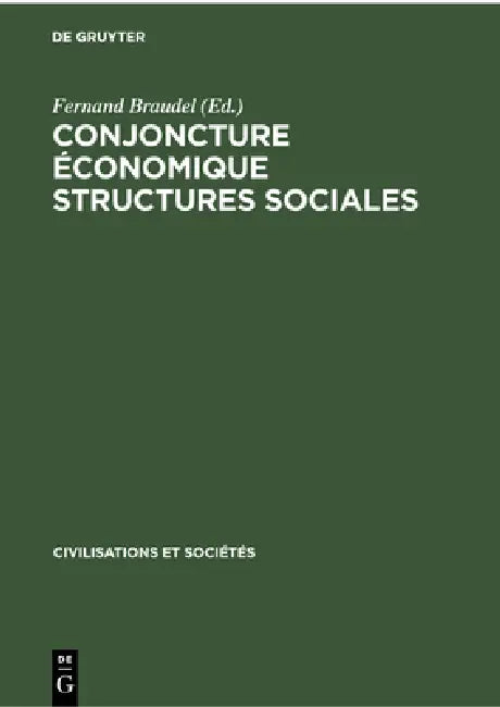 Buy Conjoncture Économique Structures Sociales (English, Fernand Braudel) — BookShops.in