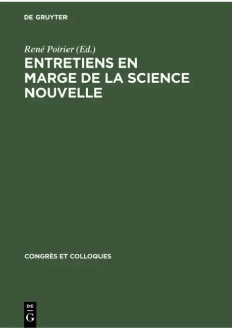 Buy Entretiens En Marge de la Science Nouvelle (English, René Poirier) — BookShops.in
