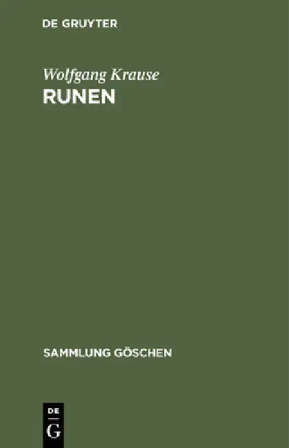 Buy Runen (English, Wolfgang Krause) — BookShops.in