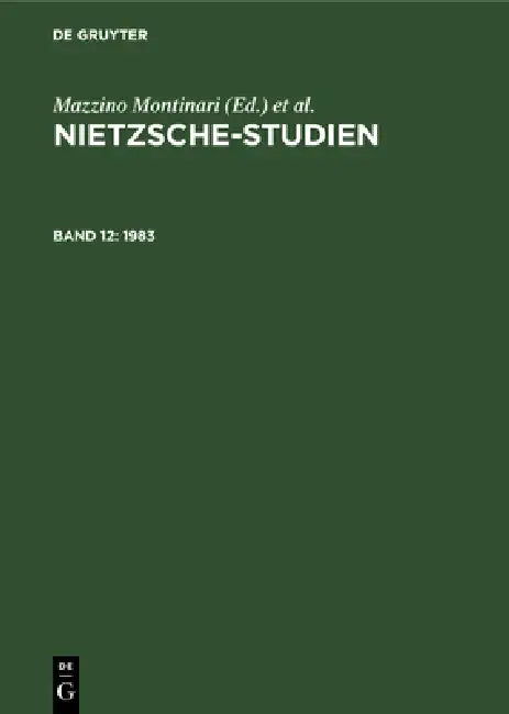 Buy 1983 (English, Mazzino Montinari | Wolfgang Müller-Lauter | Heinz Wenzel) — BookShops.in