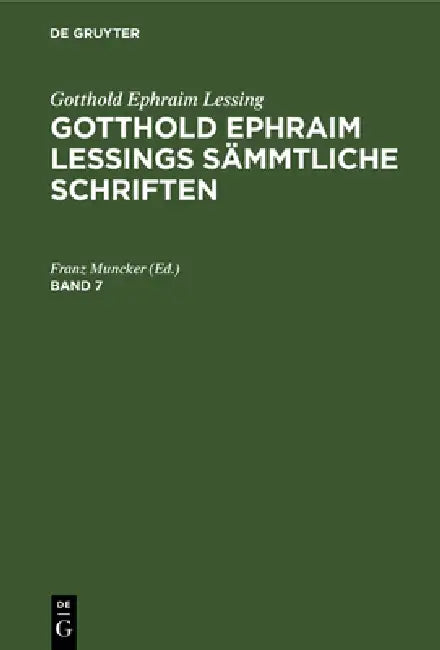 Buy Gotthold Ephraim Lessing (English, Franz Muncker) — BookShops.in