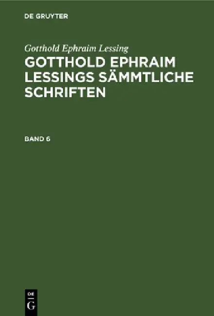 Buy Gotthold Ephraim Lessing (English, Karl Lachmann | Gotthold Ephraim Lessing) — BookShops.in
