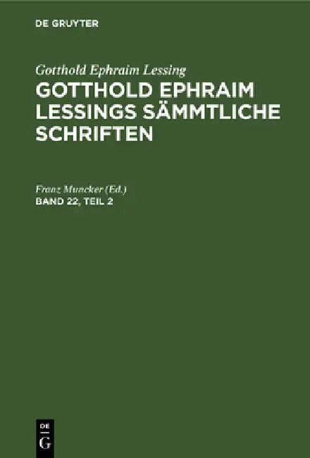 Buy Gotthold Ephraim Lessing (English, Franz Muncker) — BookShops.in