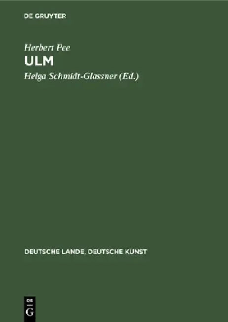Buy Ulm (English, Herbert Pee) β BookShops.in