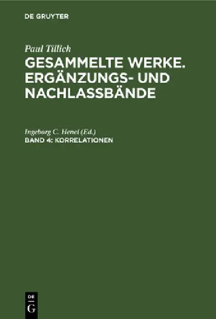 Buy Korrelationen (English, Ingeborg C. Henel) β BookShops.in