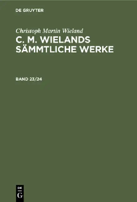 Buy Christoph Martin Wieland (English, Christoph Martin Wieland) — BookShops.in