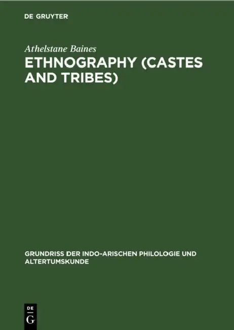 Buy Ethnography (Castes and Tribes) (English, Athelstane Baines) — BookShops.in