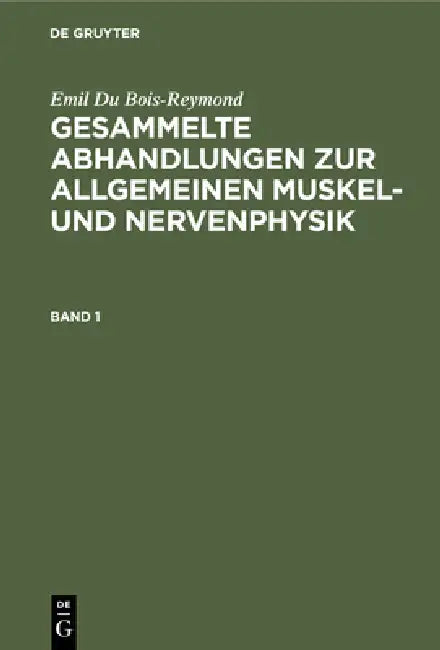 Buy Emil Du Bois-Reymond (English, Emil Du Bois-Reymond) — BookShops.in