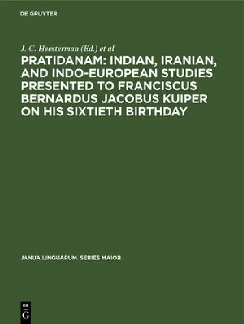 Buy Pratidanam (English, J. C. Heesterman | G. H. Schokker | V. I. Subramoniam) — BookShops.in