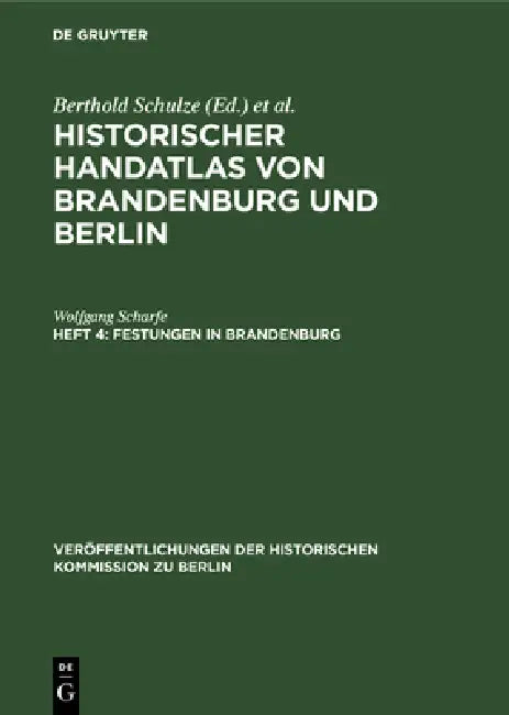 Buy Festungen in Brandenburg (English, Wolfgang Scharfe) — BookShops.in