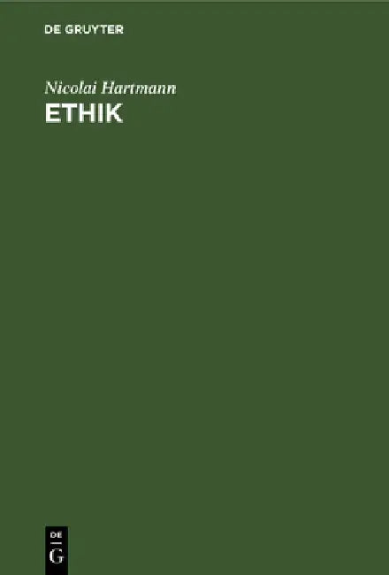 Buy Ethik (English, Nicolai Hartmann) — BookShops.in