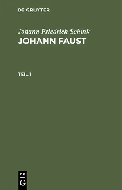 Buy Johann Friedrich Schink (English, Johann Friedrich Schink) — BookShops.in