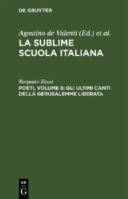 Buy Poeti, Volume 8 (English, Torquato Tasso) — BookShops.in