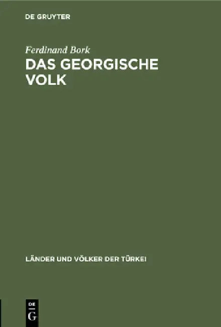Buy Das Georgische Volk (English, Ferdinand Bork) โ BookShops.in