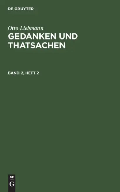 Buy Otto Liebmann (English, Otto Liebmann) — BookShops.in