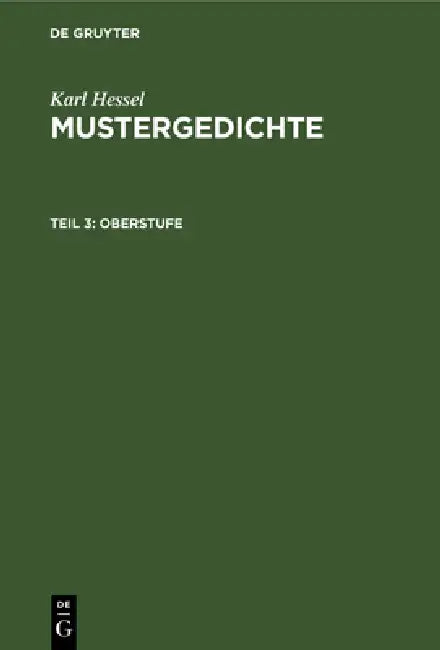 Buy Oberstufe (English, Karl Hessel) — BookShops.in