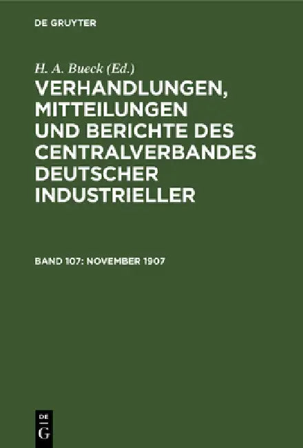 11/1/07 (English, H. A. Bueck)