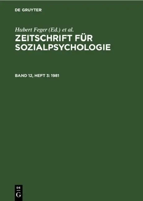 Buy 1981 (English, Hubert Feger | C. F. Graumann | Klaus Holzkamp) — BookShops.in