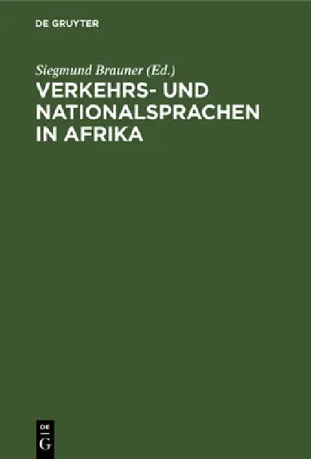 Buy Verkehrs- Und Nationalsprachen in Afrika (English, Siegmund Brauner) — BookShops.in