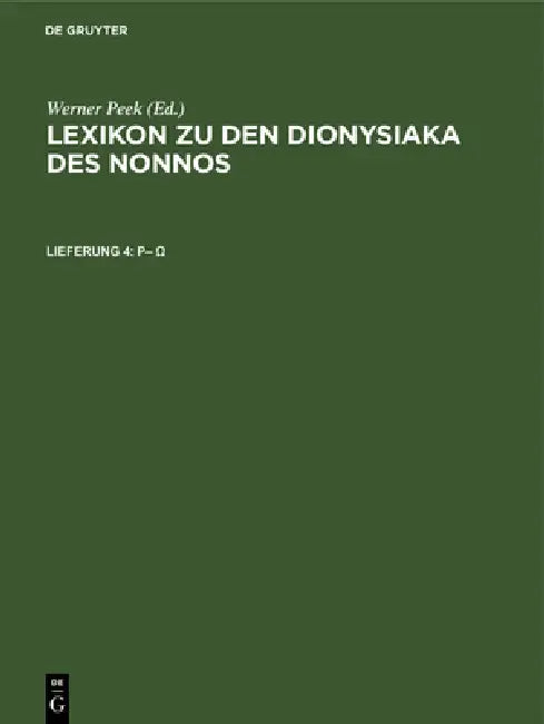 Buy (P-Ω) (English, Werner Peek) — BookShops.in