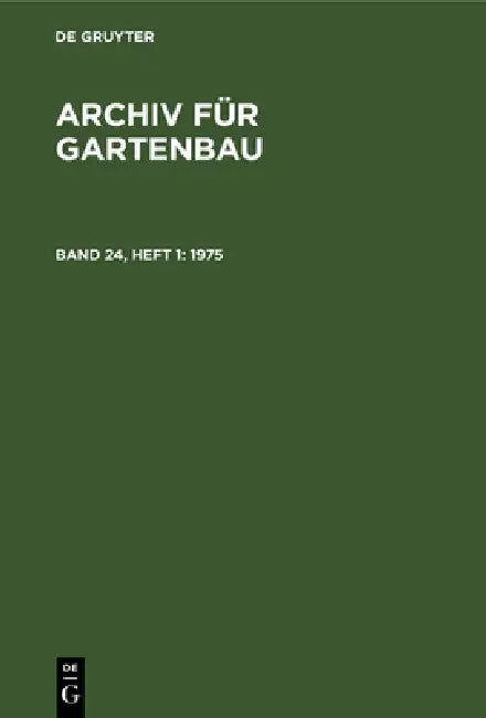 Buy 1975 (English, Deutsche Akademie Der Landwirtschaftswis) — BookShops.in