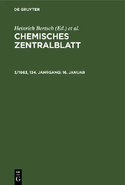 Buy 16. Januar (English, Deutsche Chemische Gesellschaft | Heinrich Bertsch | Wilhelm Klemm) — BookShops.in