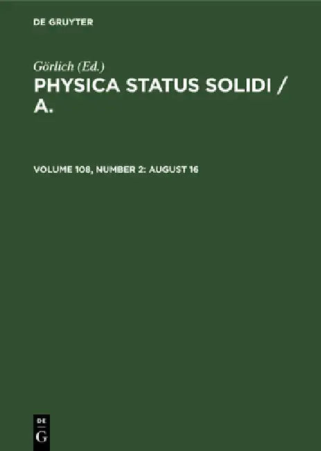 Buy August 16 (English, Görlich) — BookShops.in