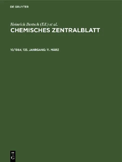 Buy 11. März (English, Deutsche Chemische Gesellschaft | Heinrich Bertsch | Wilhelm Klemm) — BookShops.in