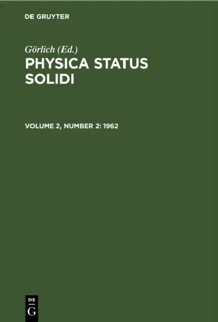 Buy 1962 (English, E. Gutsche | K. Müller | P. Görlich) — BookShops.in
