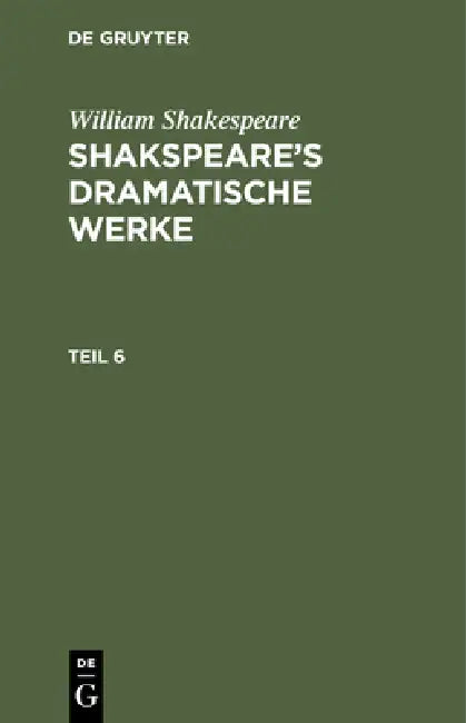 Buy William Shakespeare (English, August Wilhelm Schlegel | Ludwig Tieck | William Shakespeare) — BookShops.in