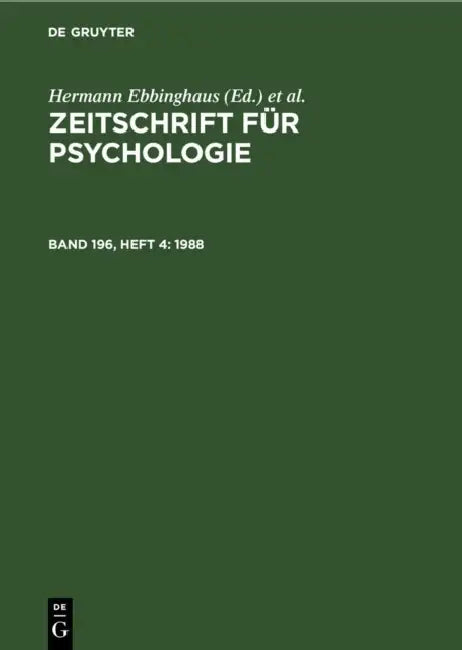 Buy 1988 (English, Hermann Ebbinghaus | Arthur König) — BookShops.in
