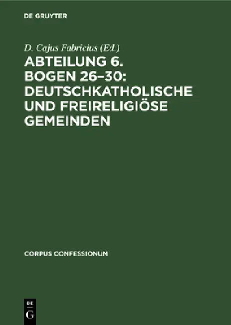 Buy Abteilung 6. Bogen 26-30 (English, Nocontributor) — BookShops.in