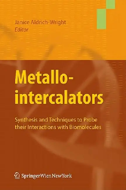 Buy Metallointercalators (English, Janice Aldrich-Wright) — BookShops.in
