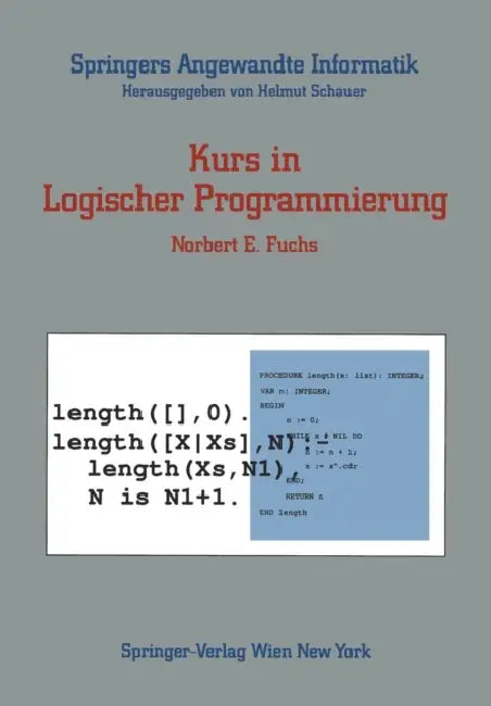 Buy Kurs in Logischer Programmierung (English, Norbert E. Fuchs) — BookShops.in