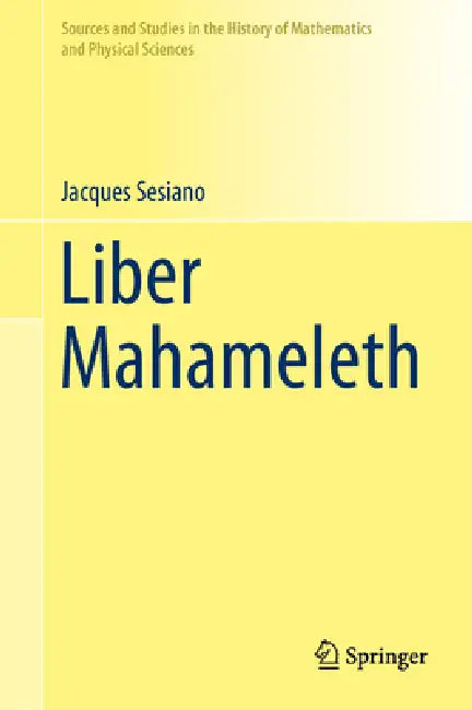 Buy Liber Mahameleth (English, Jacques Sesiano) — BookShops.in