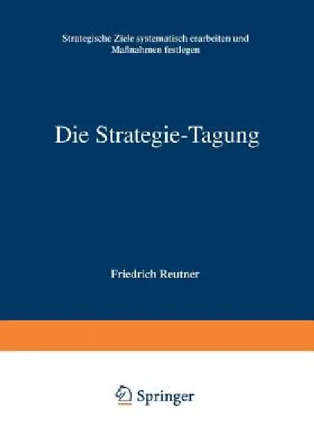 Buy Die Strategie-Tagung (English, Friedrich Reutner) — BookShops.in