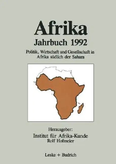 Buy Afrika Jahrbuch 1992 (English, Institut Für Afrika-Kunde) — BookShops.in
