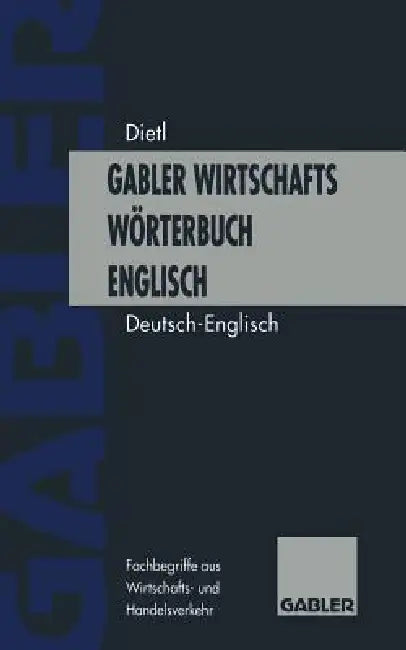 Buy Wirtschaftswörterbuch / Commercial Dictionary (English, Anthony Lee) — BookShops.in