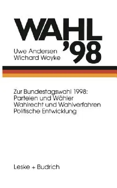 Buy Wahl '98 (English, Uwe Andersen) — BookShops.in