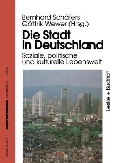 Buy Die Stadt in Deutschland (English, Bernhard Schäfers) — BookShops.in