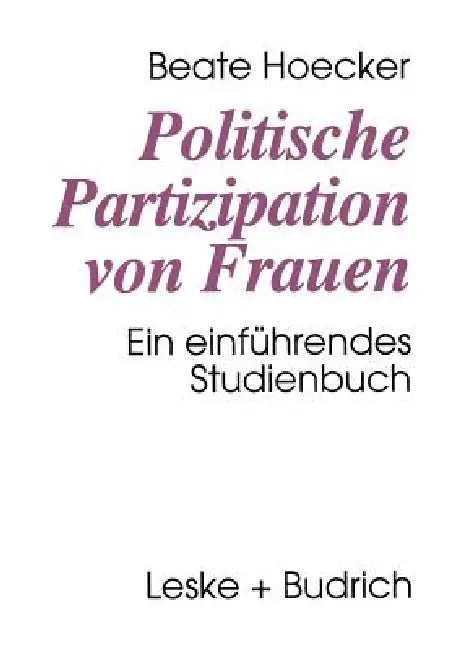 Buy Politische Partizipation Von Frauen (English, Beate Hoecker) — BookShops.in