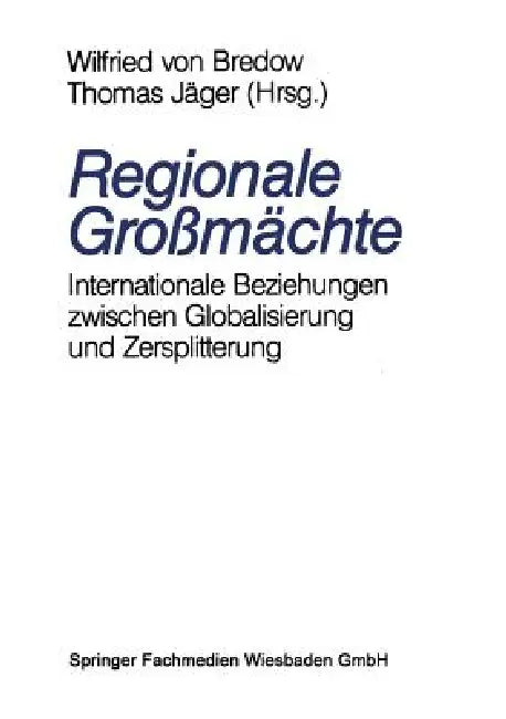 Buy Regionale Großmächte (English, Thomas Jäger) — BookShops.in