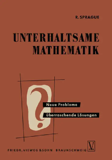Buy Unterhaltsame Mathematik (English, Roland Sprague) — BookShops.in