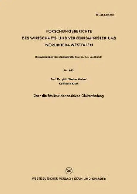 Buy Über Die Struktur Der Positiven Gleitentladung (English, Walter Weizel) — BookShops.in
