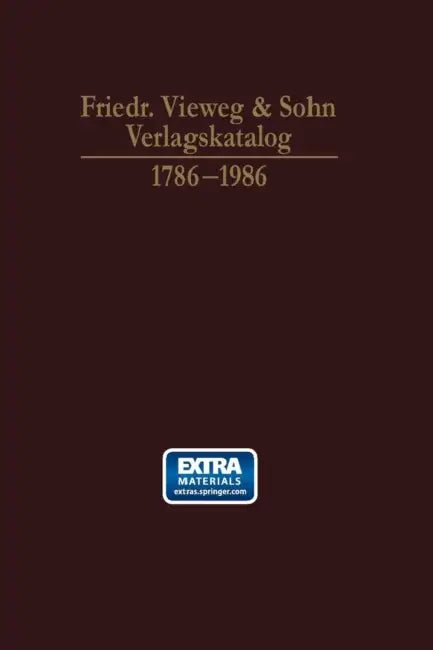 Buy Friedr. Vieweg & Sohn Verlagskatalog (English, Frank Lube) — BookShops.in