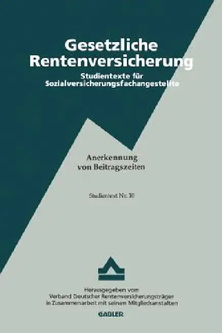 Buy Anerkennung Von Beitragszeiten (English, Werner Föhlinger) — BookShops.in