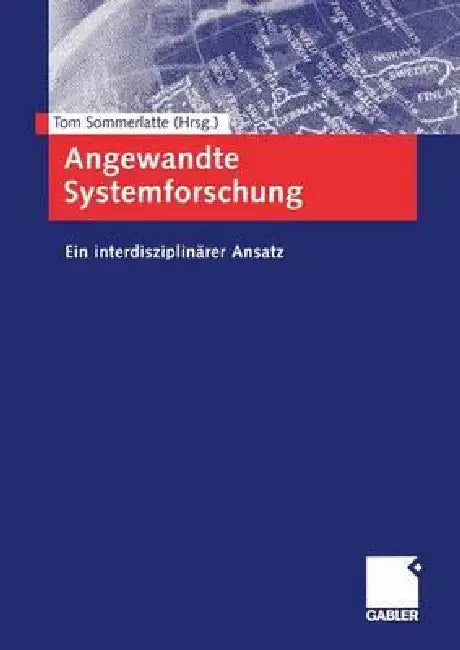 Buy Angewandte Systemforschung (English, Tom Sommerlatte) — BookShops.in